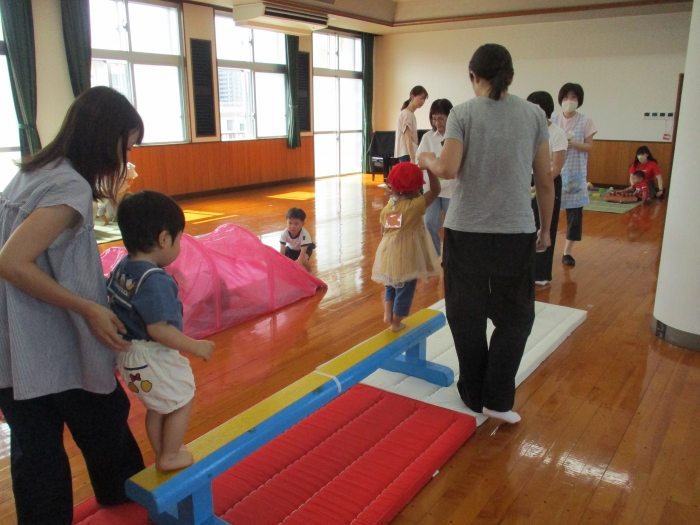 平均台も歩けたよ☆