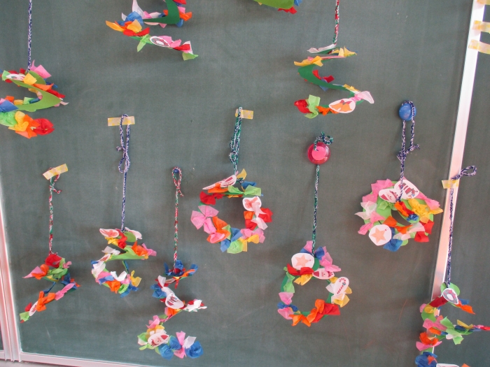 ゆらゆらモビール完成☆