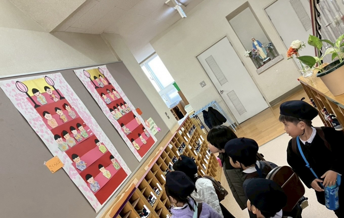 お披露目！！みんなが見てくれてますね！