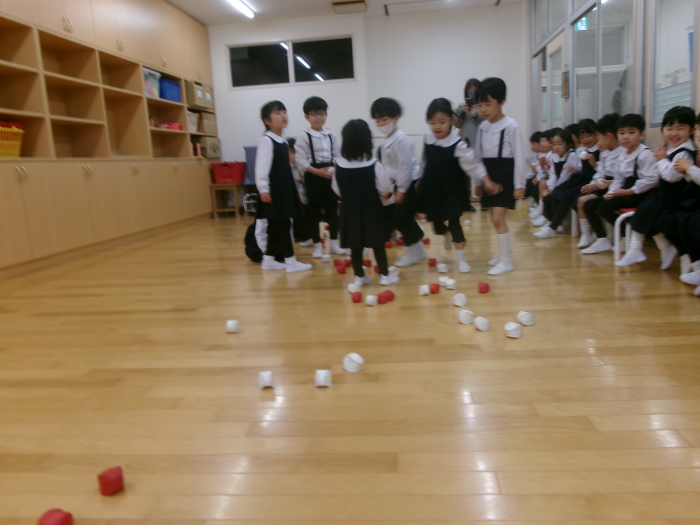 自分の名前が書かれたボールはどれだ！？