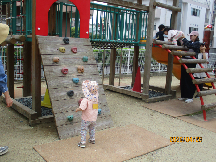 登ってみよう♪