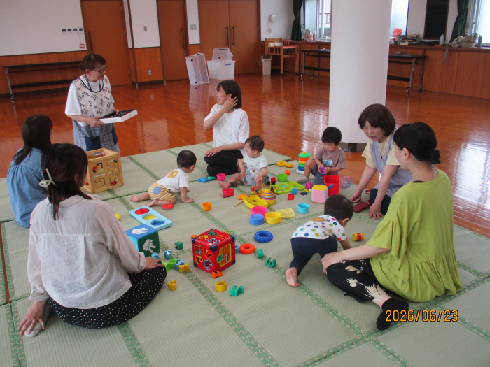 おもちゃでたくさん遊んだよ！