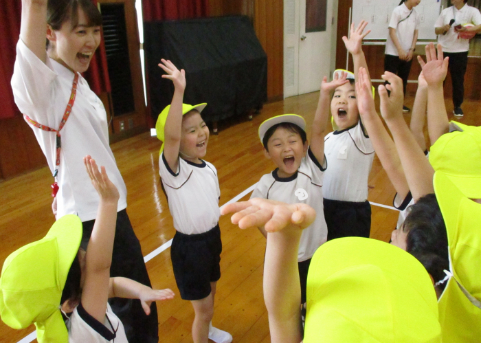 中当てドッヂボール勝つぞー！