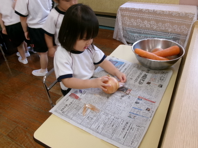 玉ねぎの皮だって、上手にむけるのよ☆